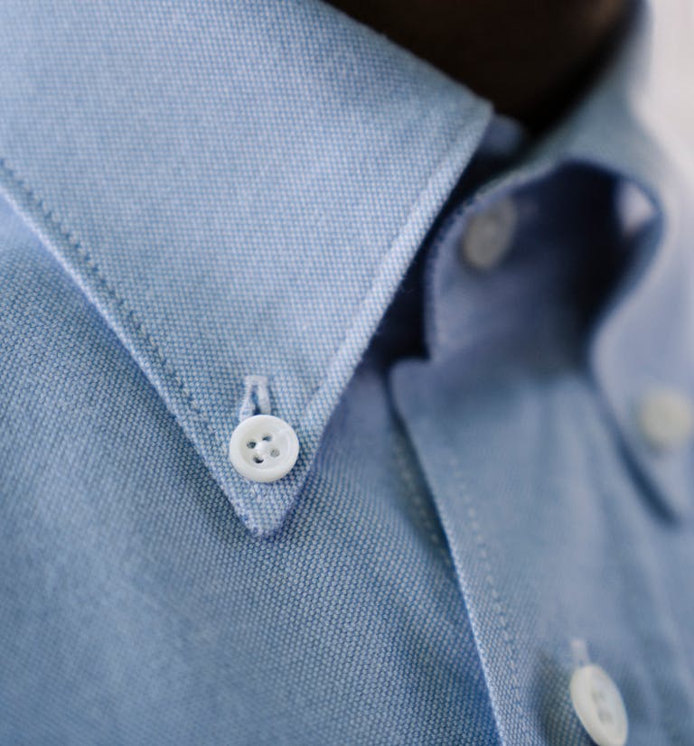 Asphalte - The Button down Oxford - basket weave